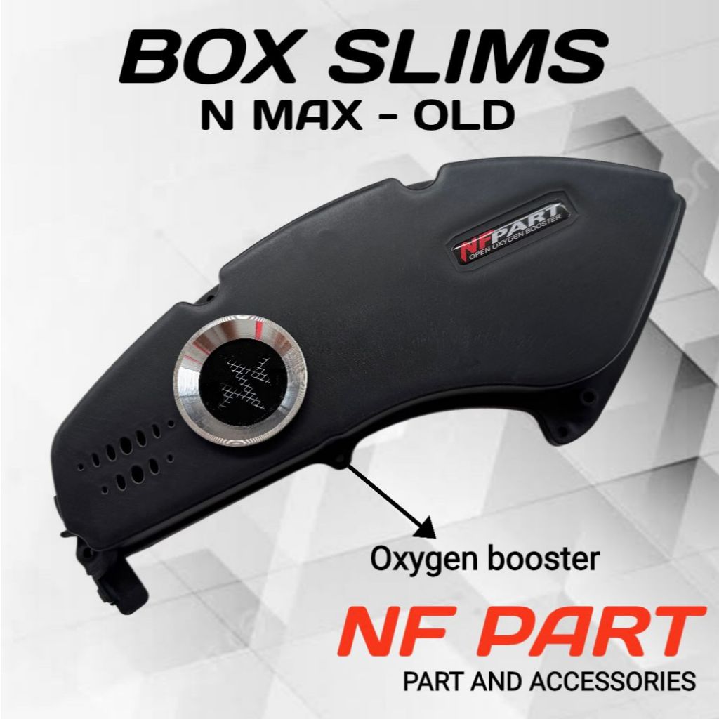 OPEN FILTER CORONG UDARA MODEL SLIM NMAX OLD 2015-2019 VARIASI NF PART CUSTOM FILTER NMAX OLD