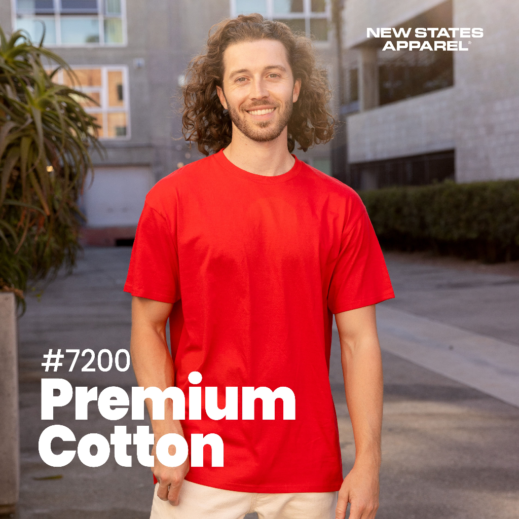 Kaos Polos NSA Premium 24s Lengan Pendek / New States Apparel