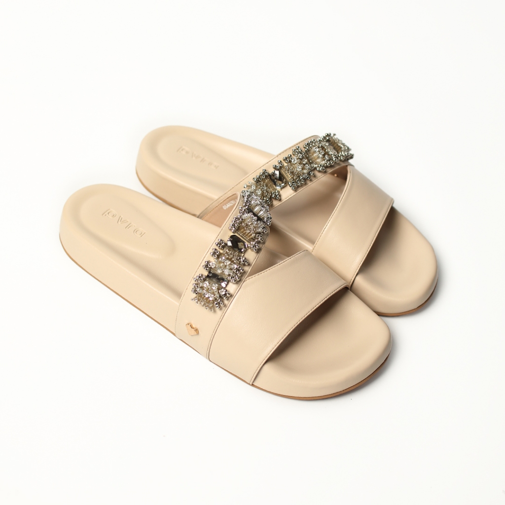 PVRA Sandal Wanita Zaira Ivory