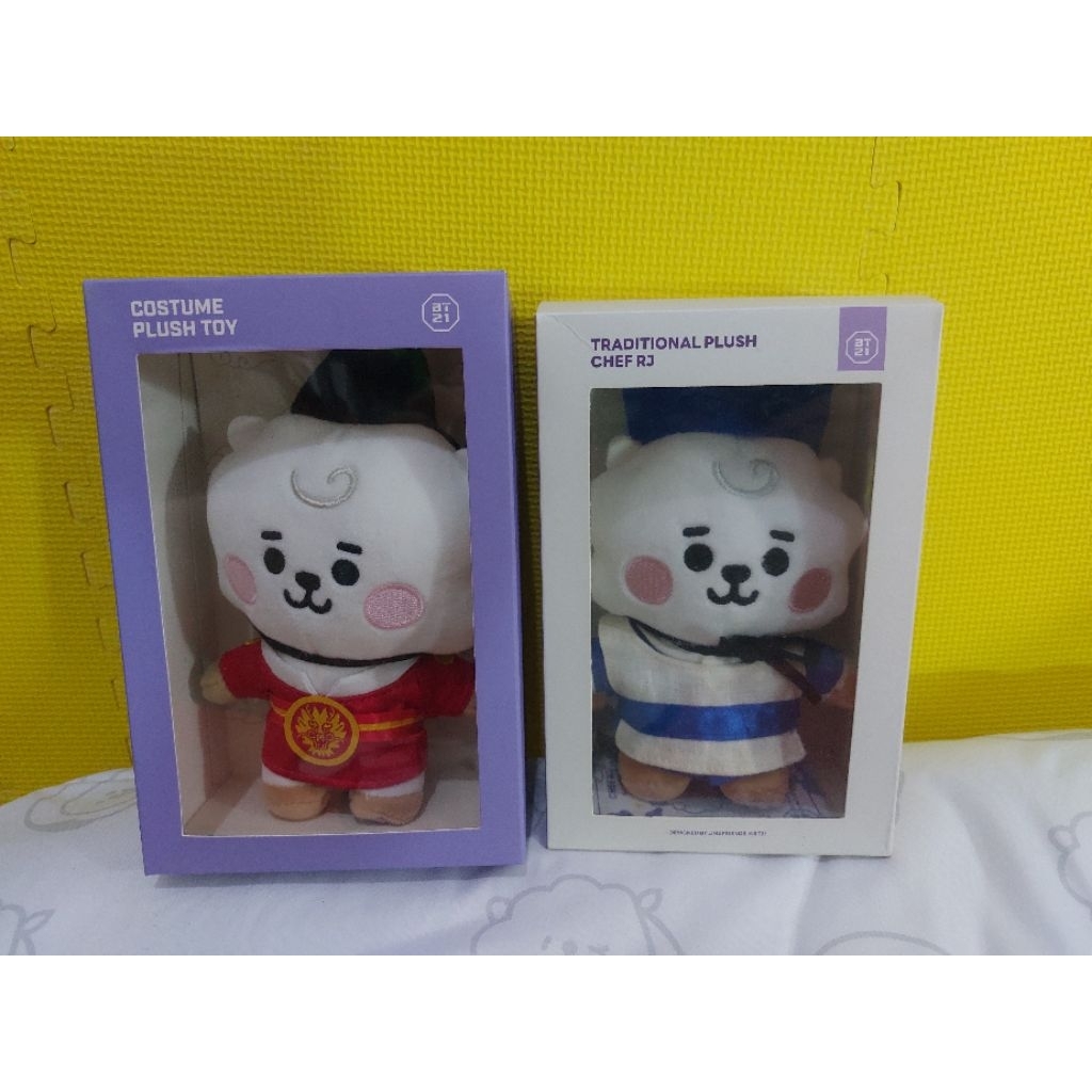 Doll Boneka BT21 RJ Traditional Plush Chef RJ Korea dan BT21 RJ Costume Plush official BTS JIN