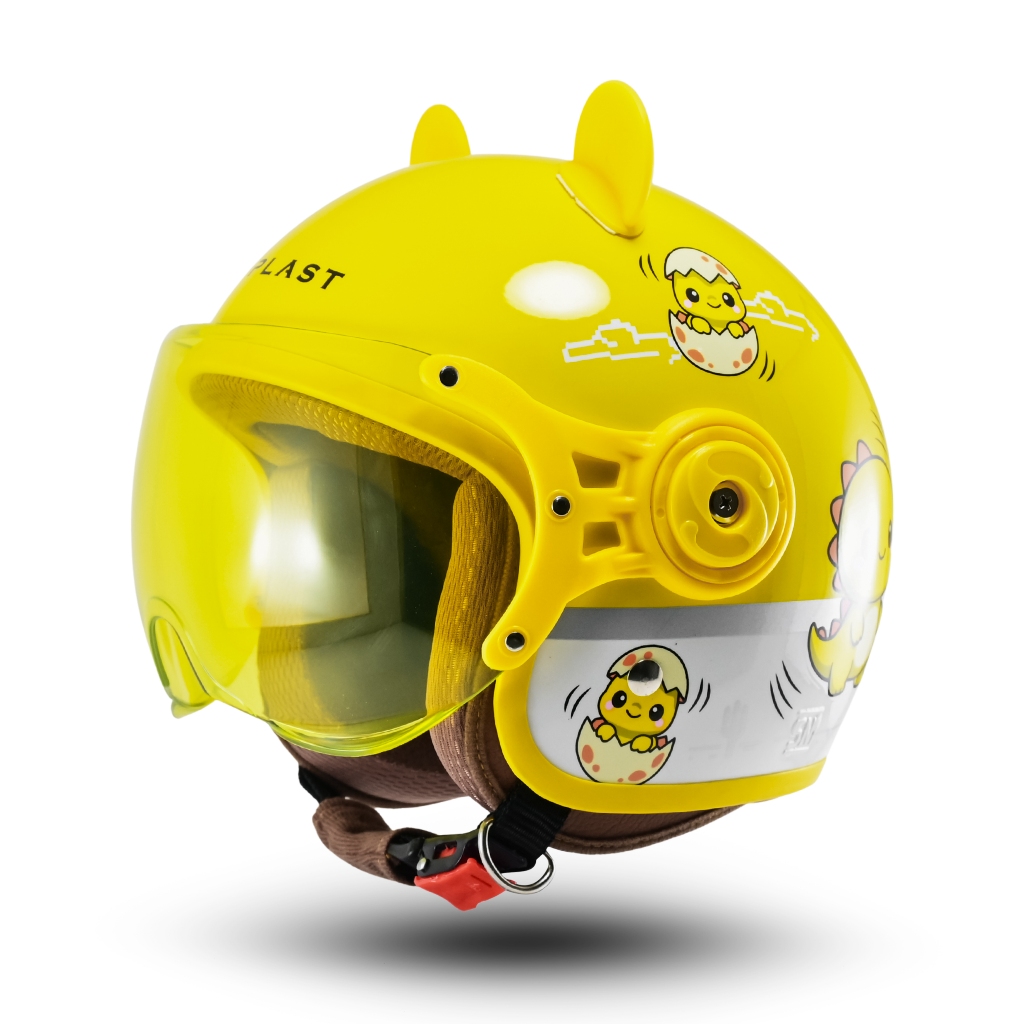 Helm Anak Karakter Kartun Motif Lucu Dino Dinosaurus Terbaru SNI Usia 345678 Tahun
