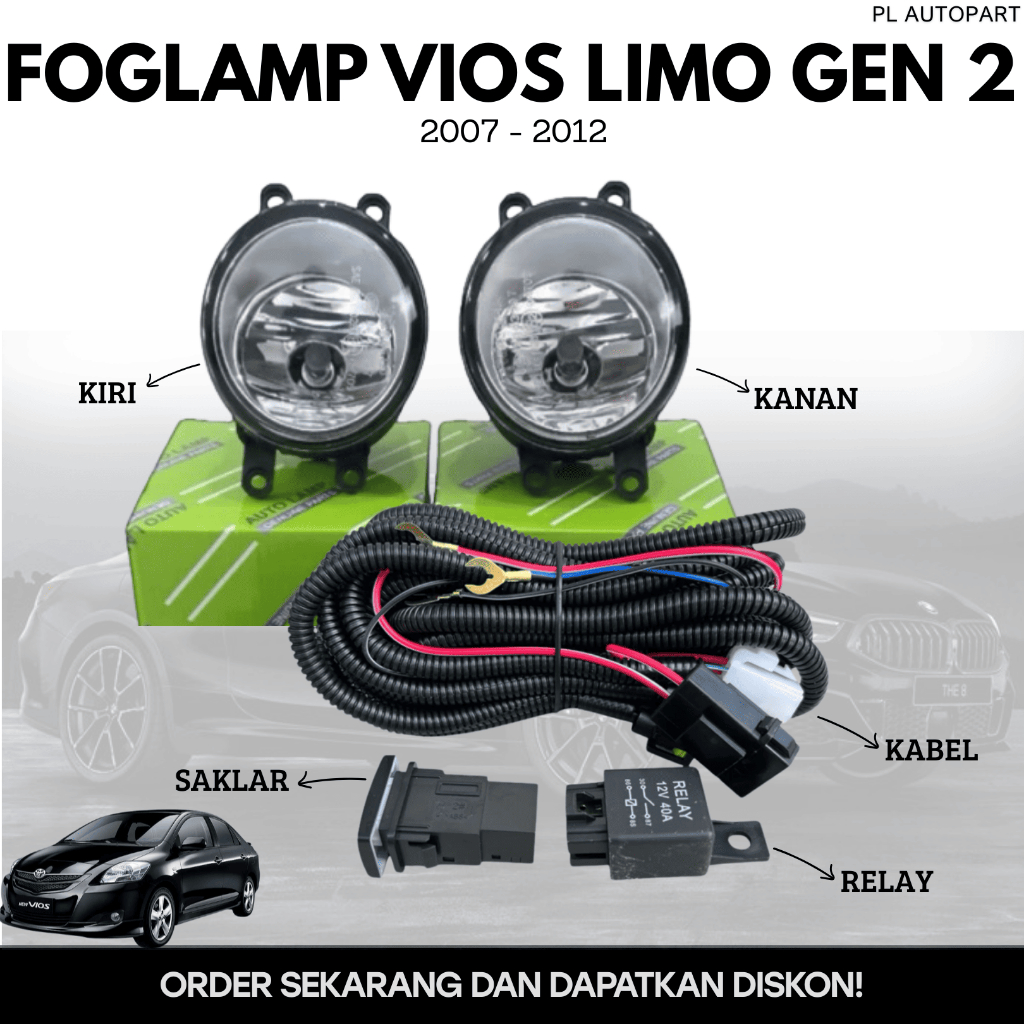FOGLAMP VIOS LIMO GEN 2 2007 - 2012