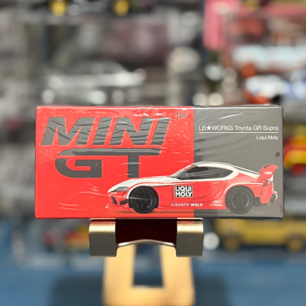 Mini GT 290 - LB WORKS Toyota GR Supra Liqui Moly Red - Box [Sealed] | MiniGT | MGT LBWK