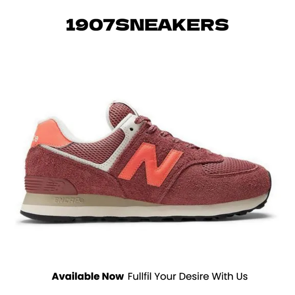 Sepatu Sneakers Wanita New Balance 574 - Burgundy NEWU5747FE