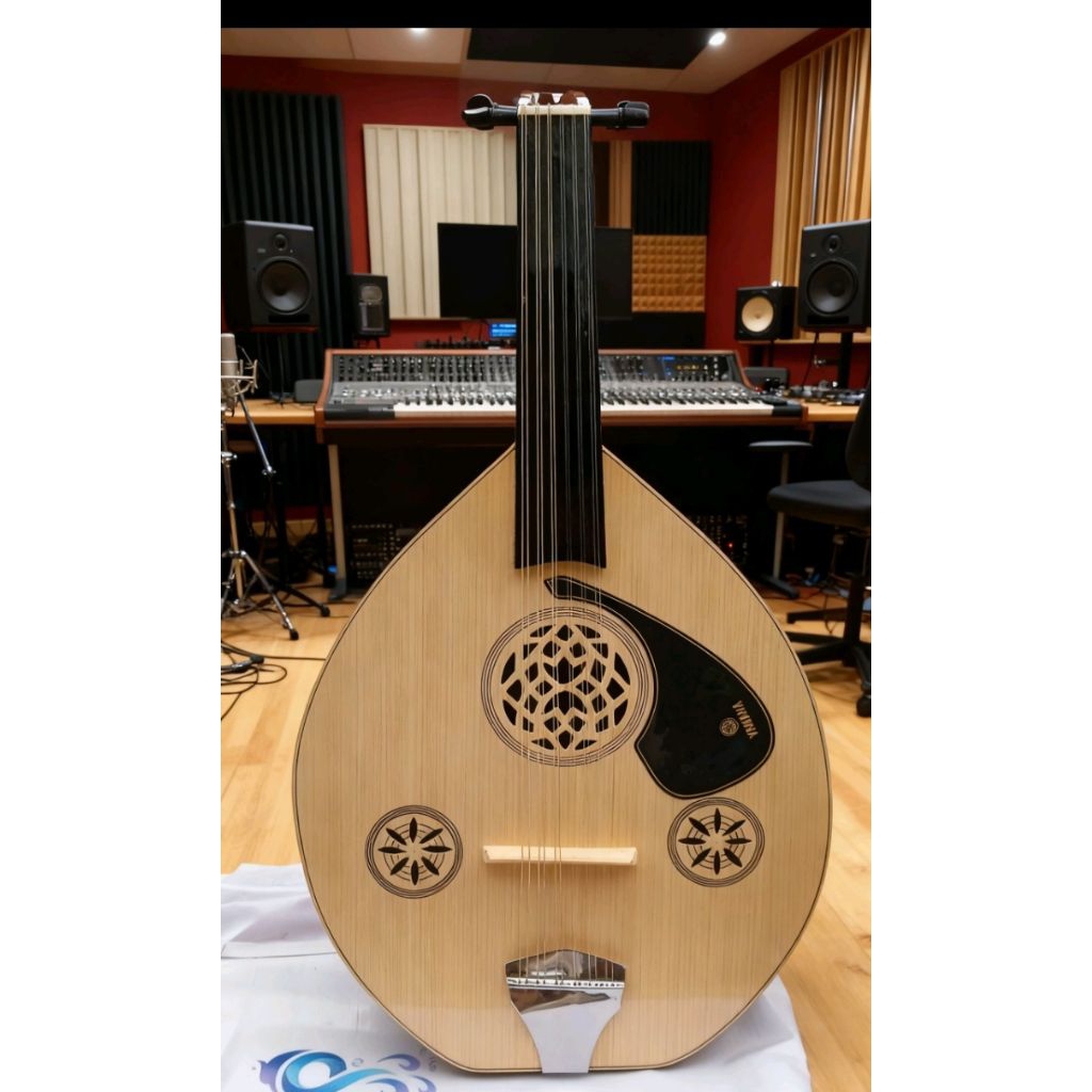 gitar akustik gambus elektrik siap pentas