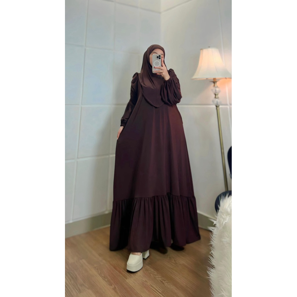 zaheera dress set hijab | dress jersey premium | dress jumbo | dress sematakaki set hijab