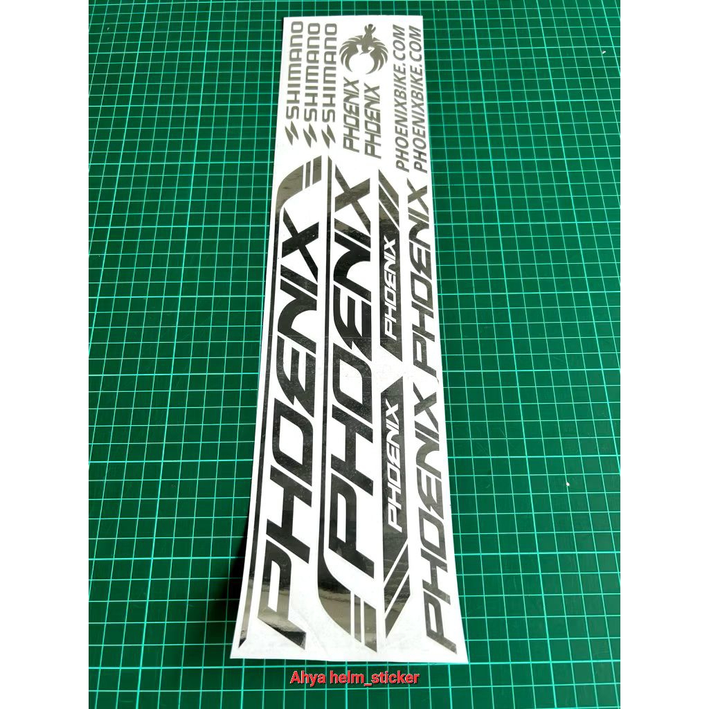 Cutting sticker sepeda PHOENIX SHIMANO