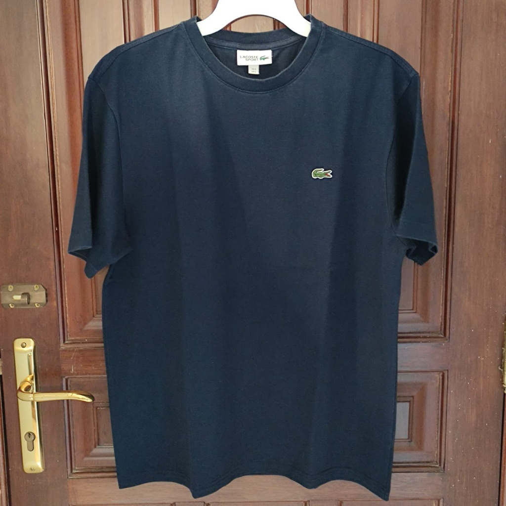 Kaos lacoste navy size L bekas second preloved pemakaian pribadi
