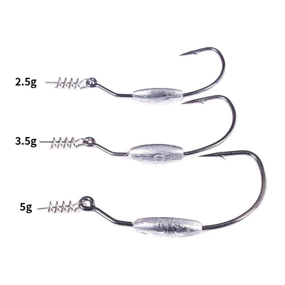 Jighead 5cm 50mm 3.5g 5g Umpan Jig Head Soft Lure Hook Pancing Casting Jighead UL Micro Jig