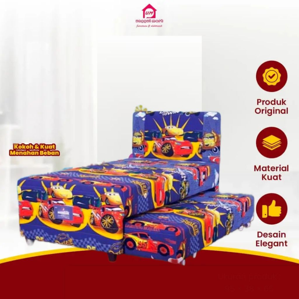 Springbed Sorong 2in1 Karakter Bigland