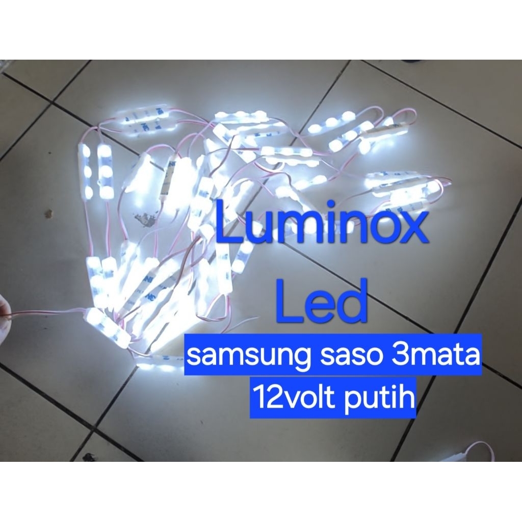 module led 3mata 12volt dc / module samsung saso 12v