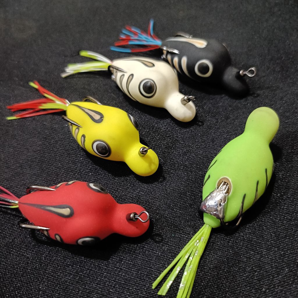 SOFT FROG MINNOW 3,5CM NO BRAND UMPAN CASTING GABUS DAN TOMAN