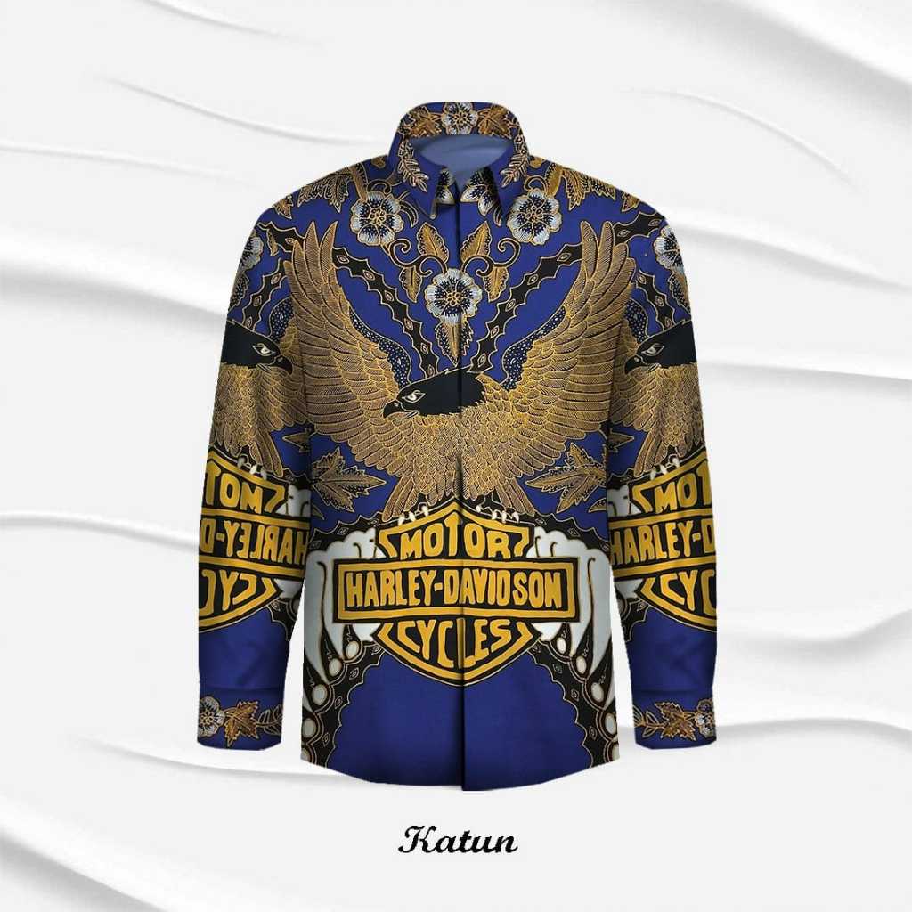 BAHAN Batik Tulis Katun Motif Harley davidson Motif LIMITED EDITION| Batik Tulis Asli | Batik Tulis 