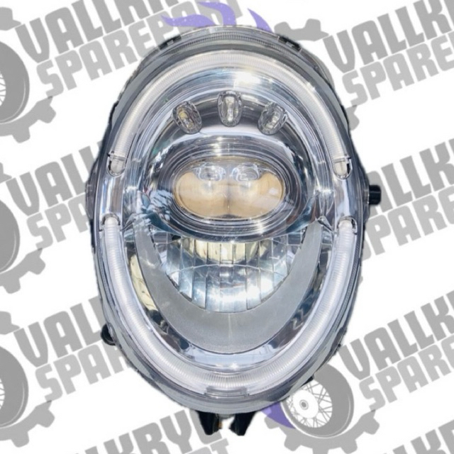 Vallkrye Sparepart - LAMPU DEPAN HEADLAMP HONDA SCOOPY esp 2017-2020 - ORIGINAL SECOND