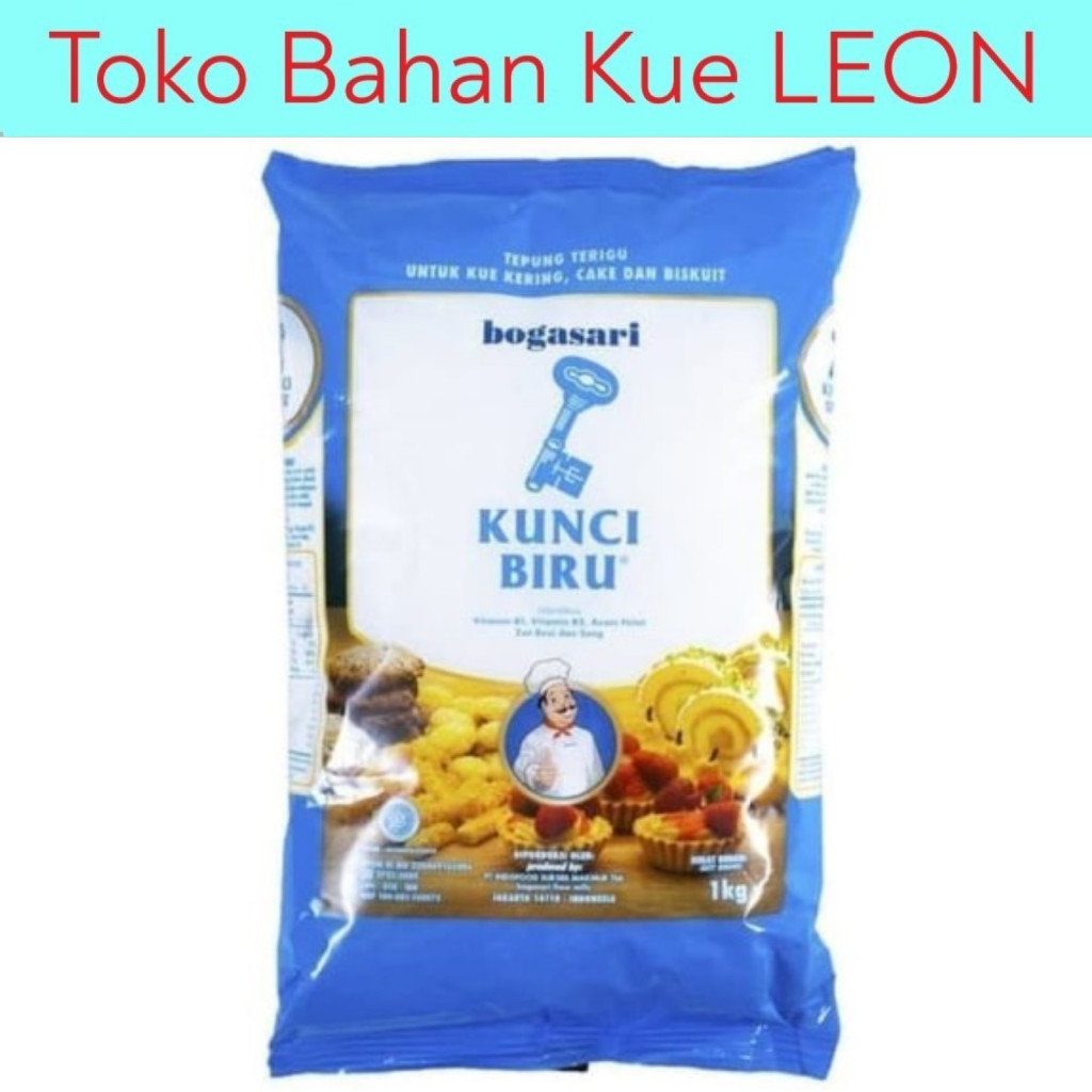 Kunci Biru 1kg (Terigu Protein Rendah)