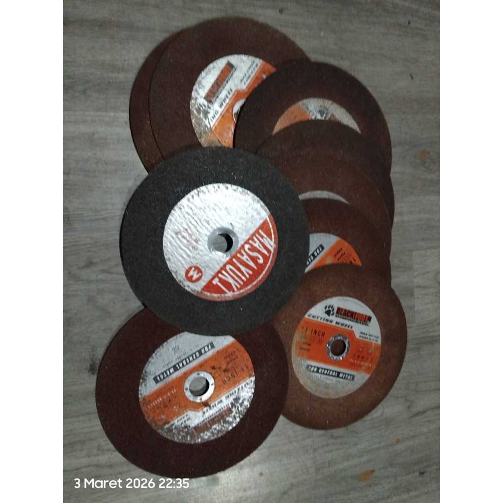 Batu Gerinda Mata Gurinda Cut Off 2nd Serkel Cutting Cuting Second Layak Pakai