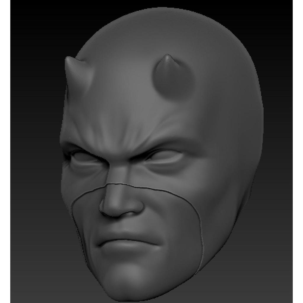 Headsculpt HS Head Kepala daredevil comic Mcfarlane Adam Muff Toys Notaman Shf NWToys Vtoys Romankey