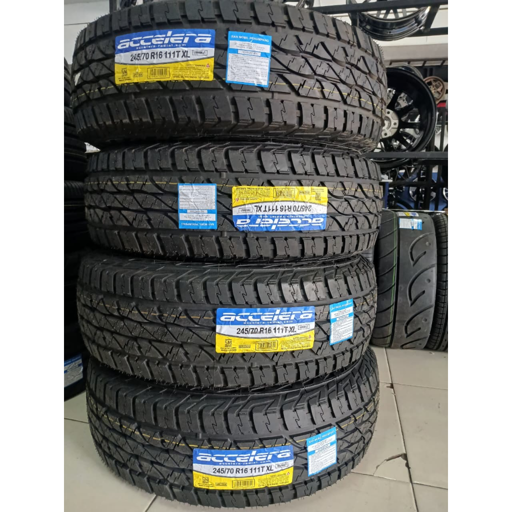 ban semi kasar ukuran 245 70 r16 accelera omikron AT 245/70 r16 bisa credit