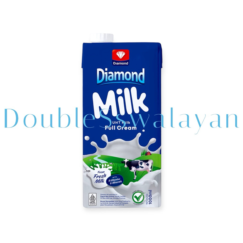 Diamond Susu UHT Fresh Milk Full Cream - 1 Liter