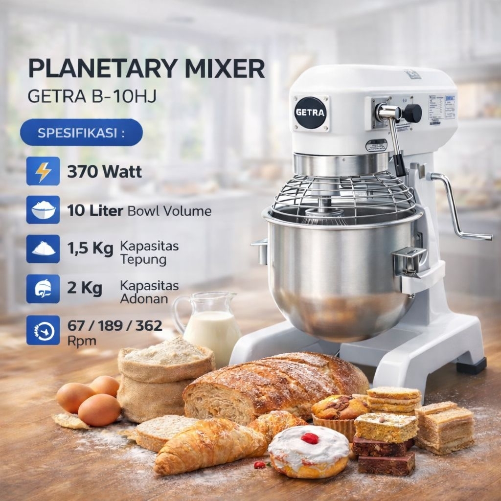 PLANETARY MIXER (GETRA) B-10HJ