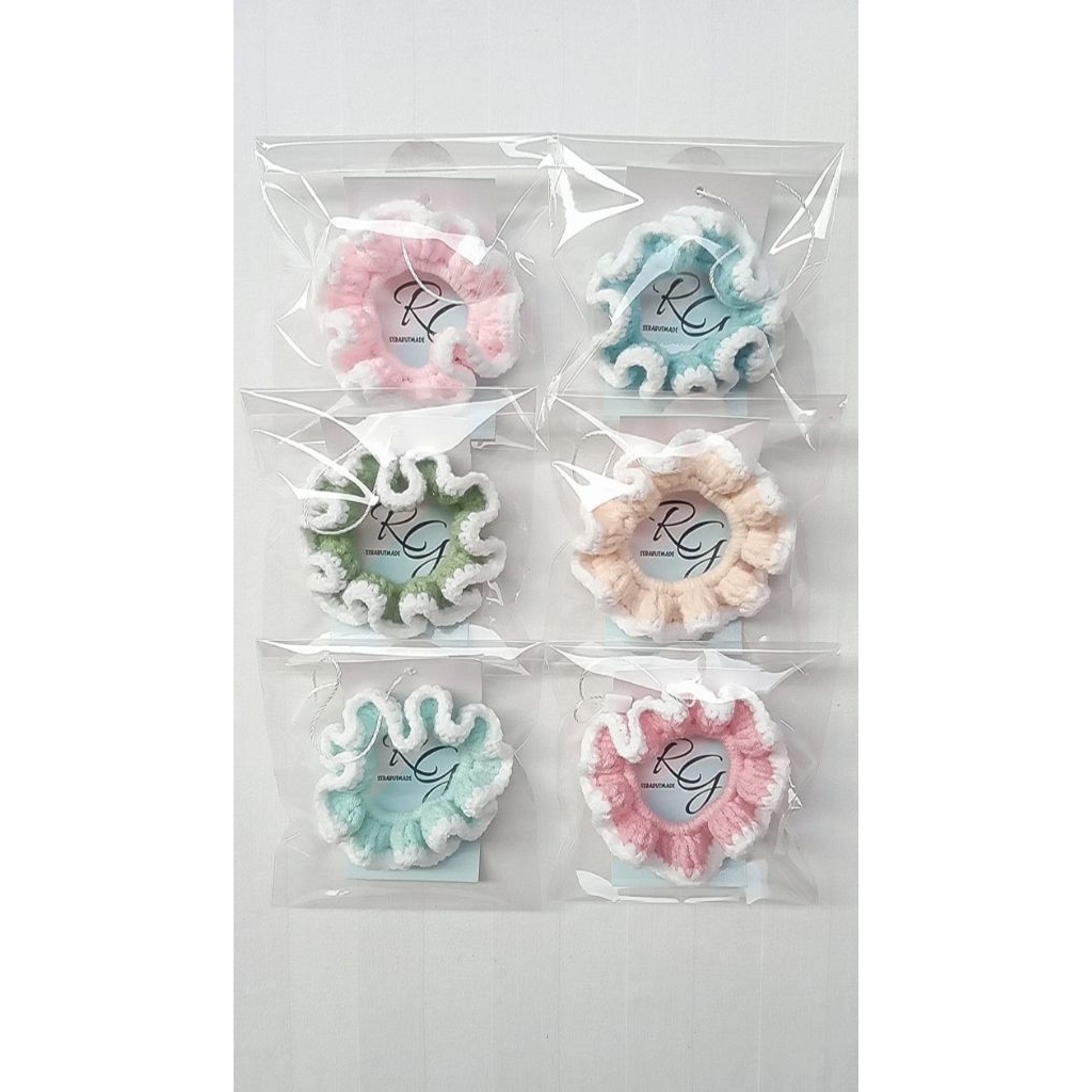 [RG] Scrunchie | Ikat Rambut | Scrunchie Rajut | Ikat Rambut Rajut