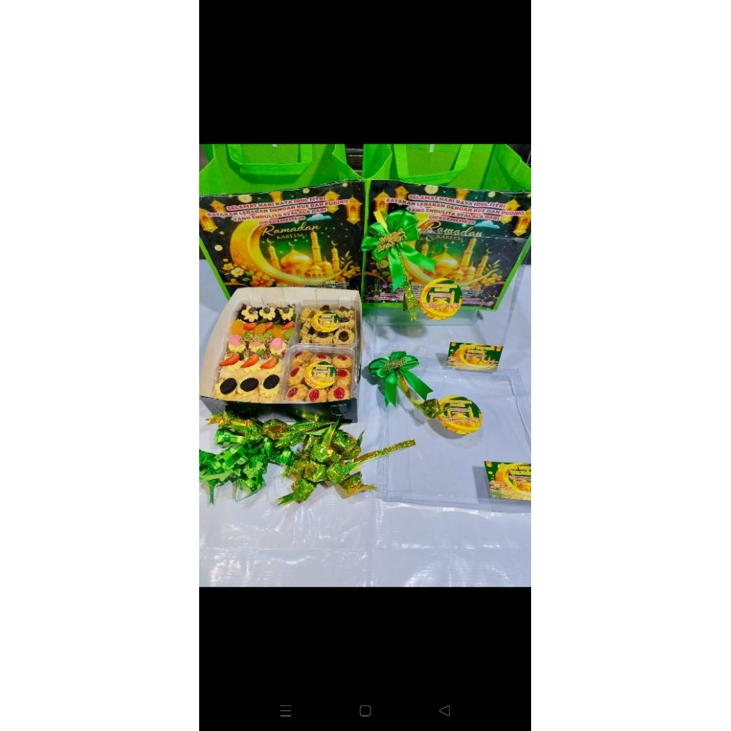 HAMPERS PARSEL HANTARAN LEBARAN IDUL FITRI PALEMBANG BOLU JADUL MIX KUE KERING PREMIUM