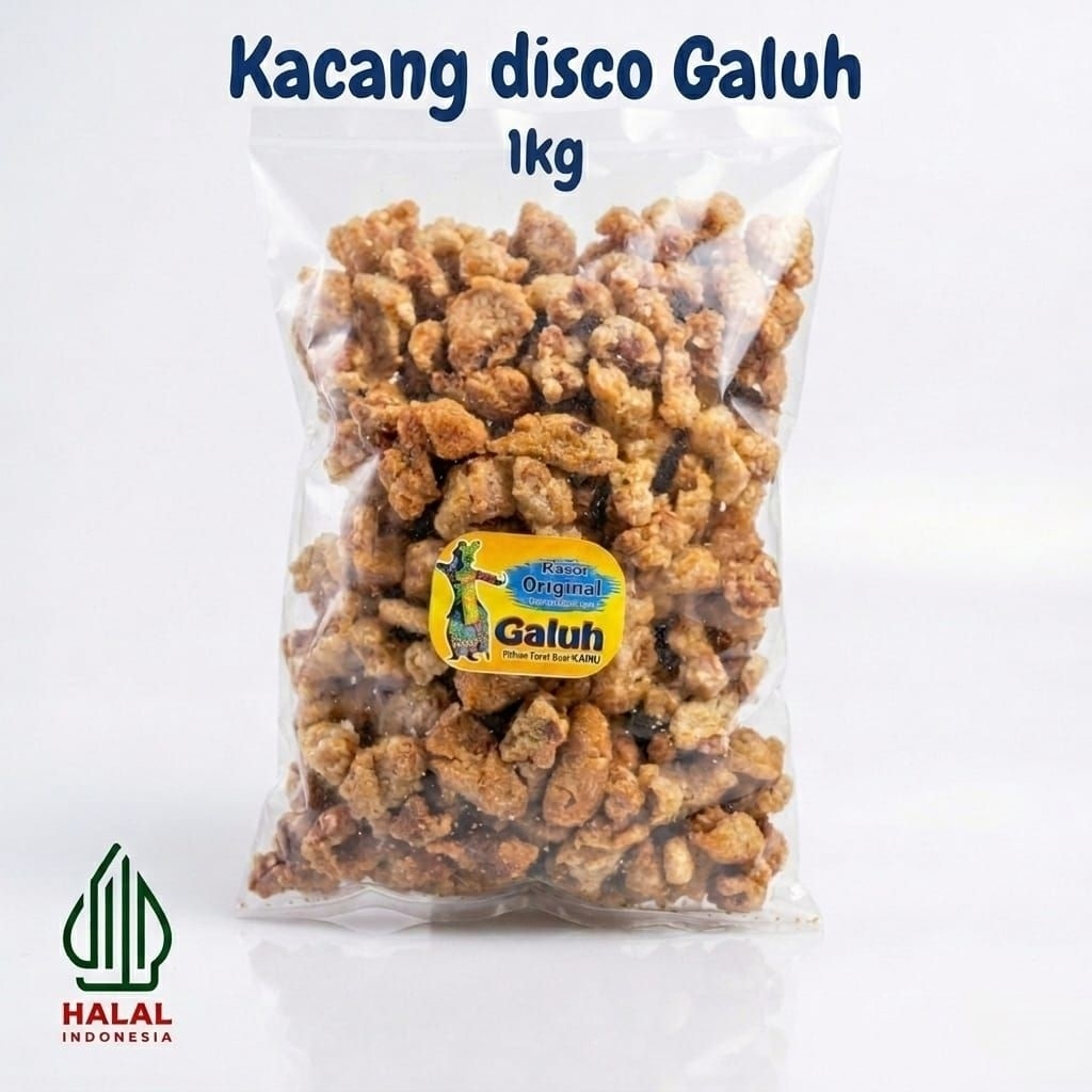 Kacang Bandung 1kg Kacang Disco Kiloan, Snack Kacang Goreng tepung kribo medan Oleh oleh Khas bali