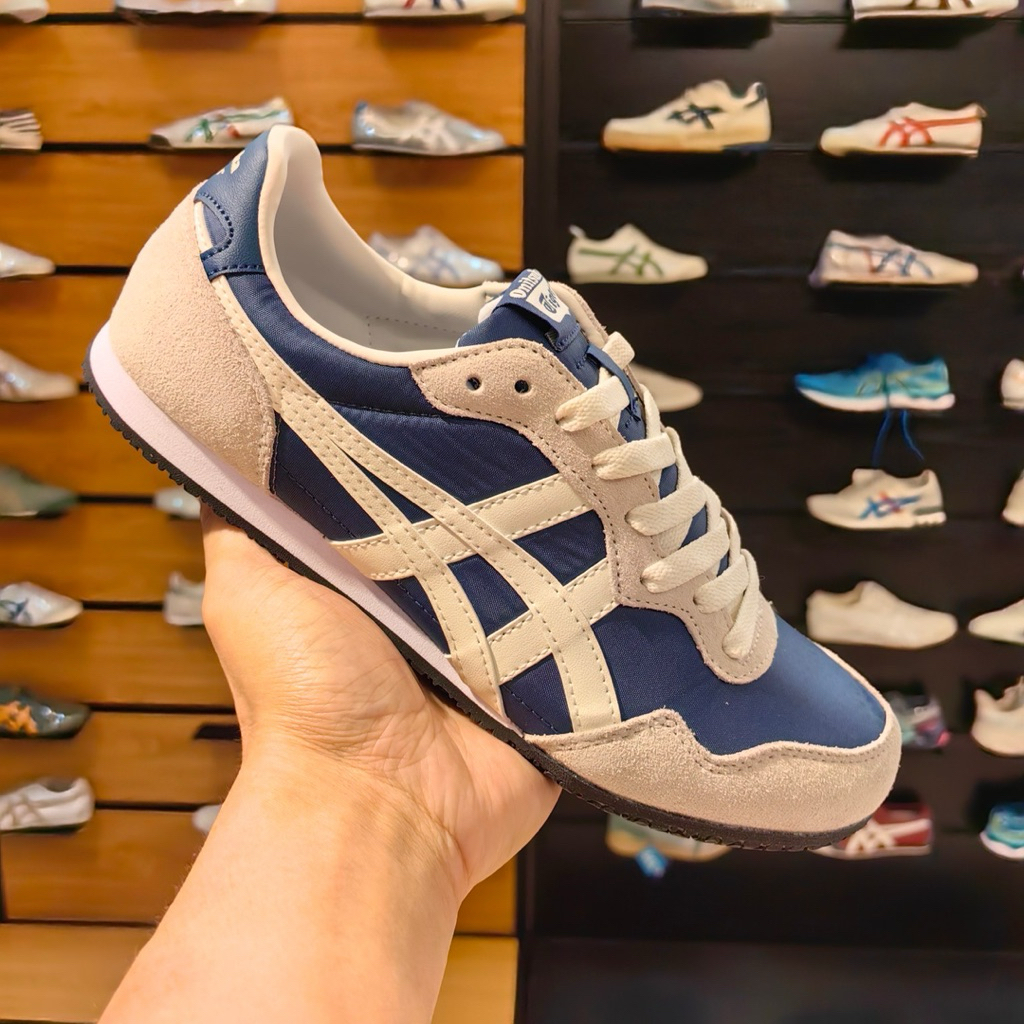 Sepatu Sneakres Casual Onitsuka Tiger Serrano Blue White Unisex