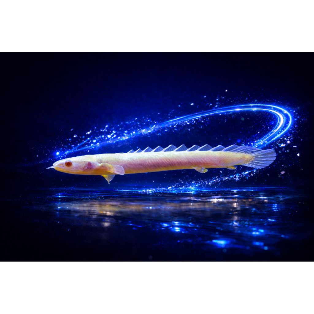 Baby Ikan Naga air/Palmas Sehat Aktif Ukuran 5–18cm | Ikan Predator Air Tawar