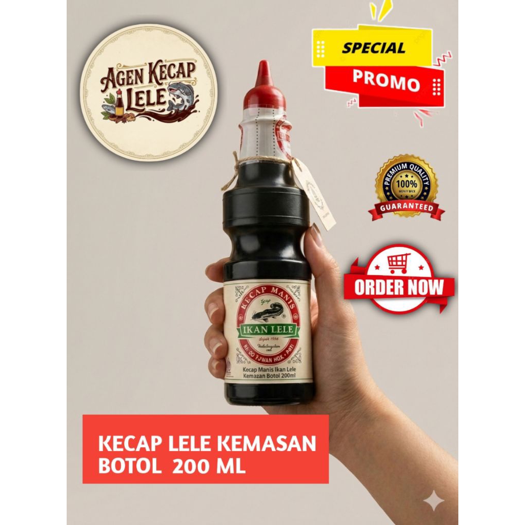 Kecap Lele Kemasan Botol 200ml