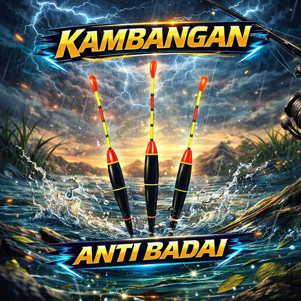 Kambangan Pelampung Pancing Sensitif – Anti Tenggelam 25 CM