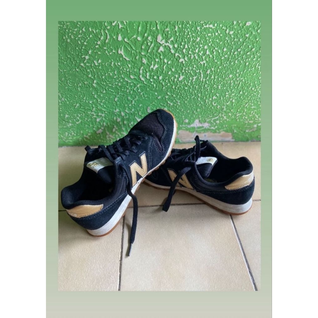 new balance 373 black gold ori