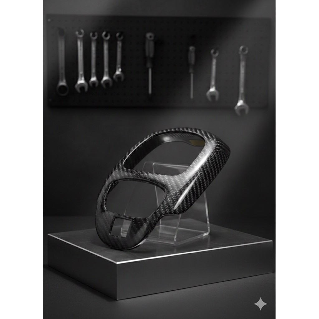 Karbon Kevlar - Cover Batok Speedometer Scoopy