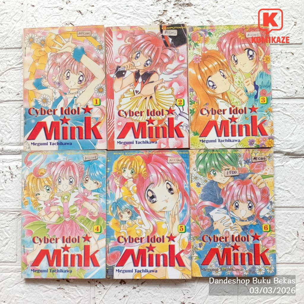 (SET 1-6) Cyber Idol Mink by Megumi Tachikawa - Komik Bekas Original