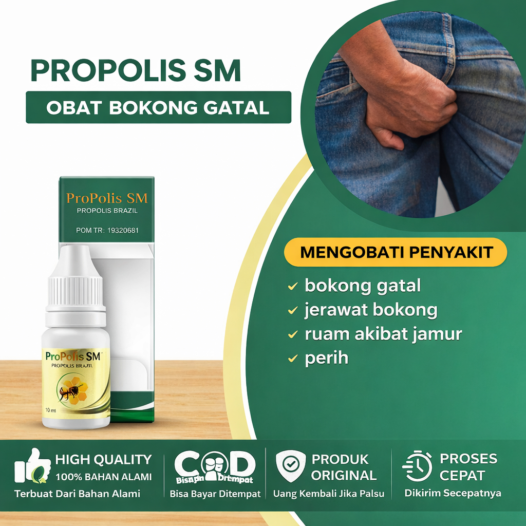 Propolis SM Obat Gatal Bokong Alami Ampuh untuk Gatal Selangkangan & Area Lipatan