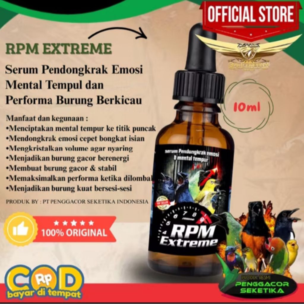 RPM EXTREM PENDONGKRAK EMOSI DAN MENTAL BURUNG