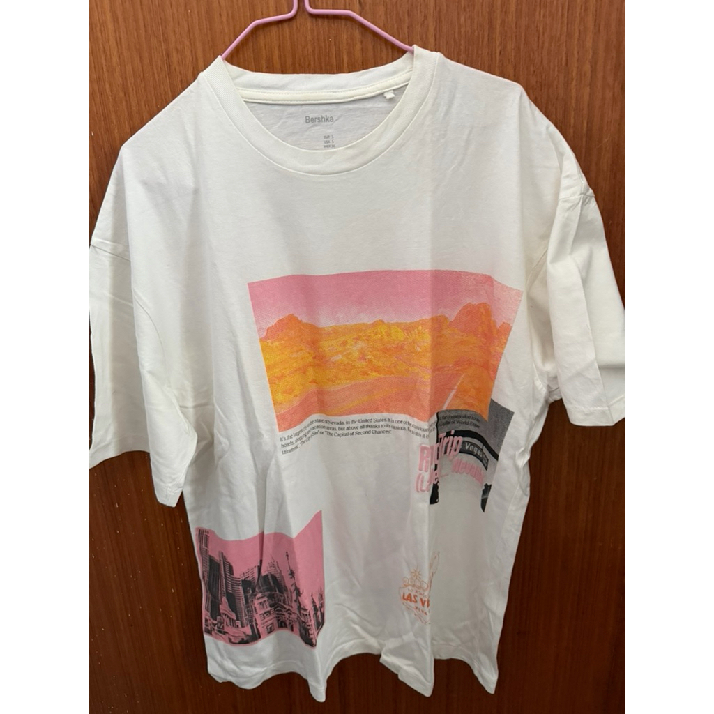 kaos pria brand bershka preloved