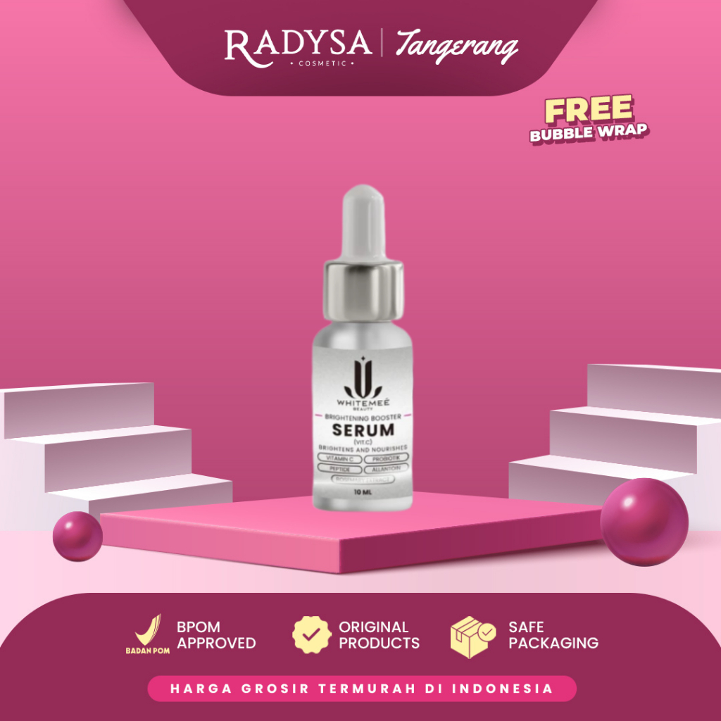 RADYSA TGR - WHITEMEE Beauty Brightening Booster Serum (Vit C )4x Hyaluronate 10% 10ml