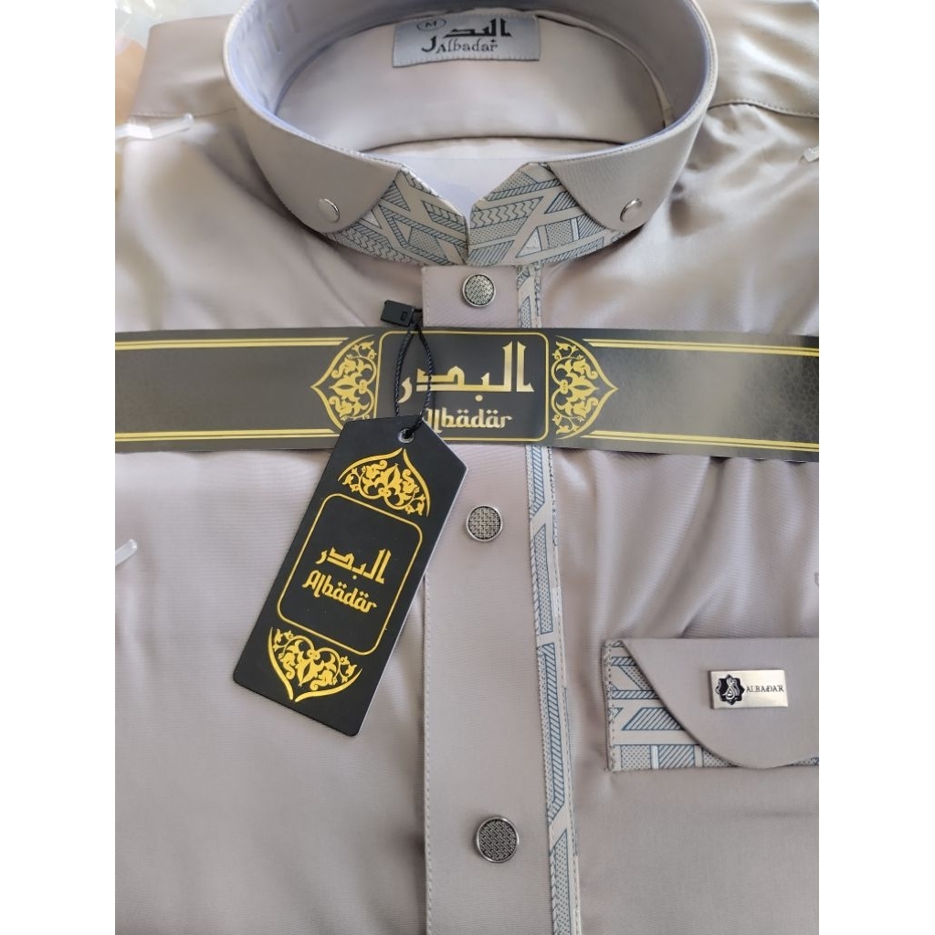 JUBAH AL-BADAR NON MANSET POLIESTER +ALNOOR/QOBAA"/AL-FAAZ/HAROMAIN/AR RAZ/