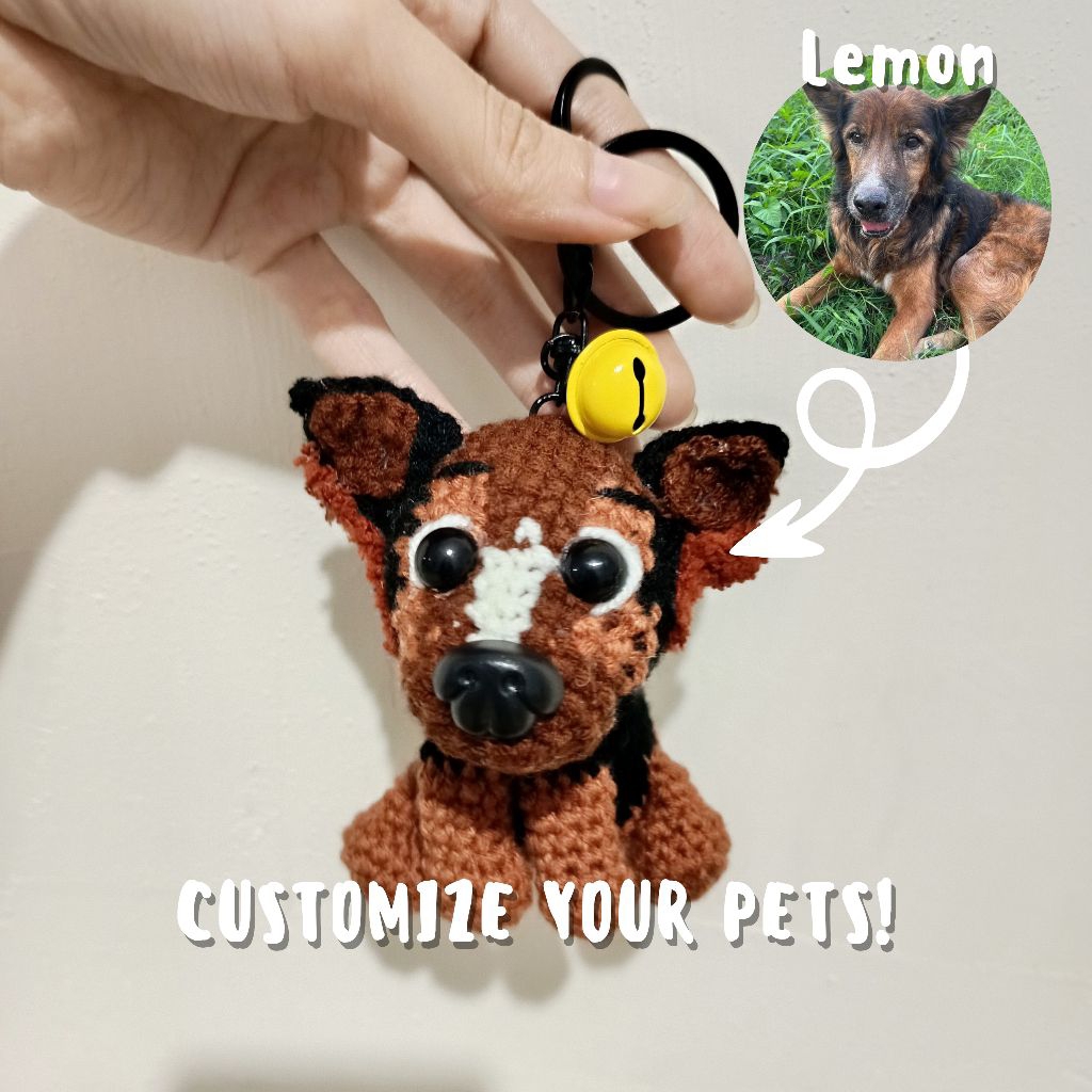 poodle keychain | poodle crochet | poodle | dog keychain | dog crochet || gantungan kunci poodle