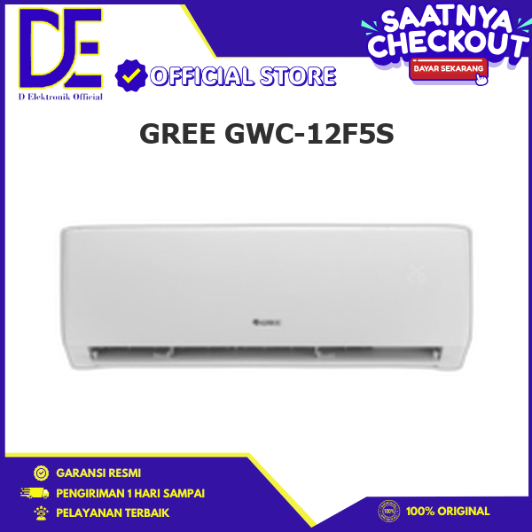 GREE GWC-12F5S AC Split Inverter 1.5PK Smart Clean GWC12F5S 12F5S WC12F5S