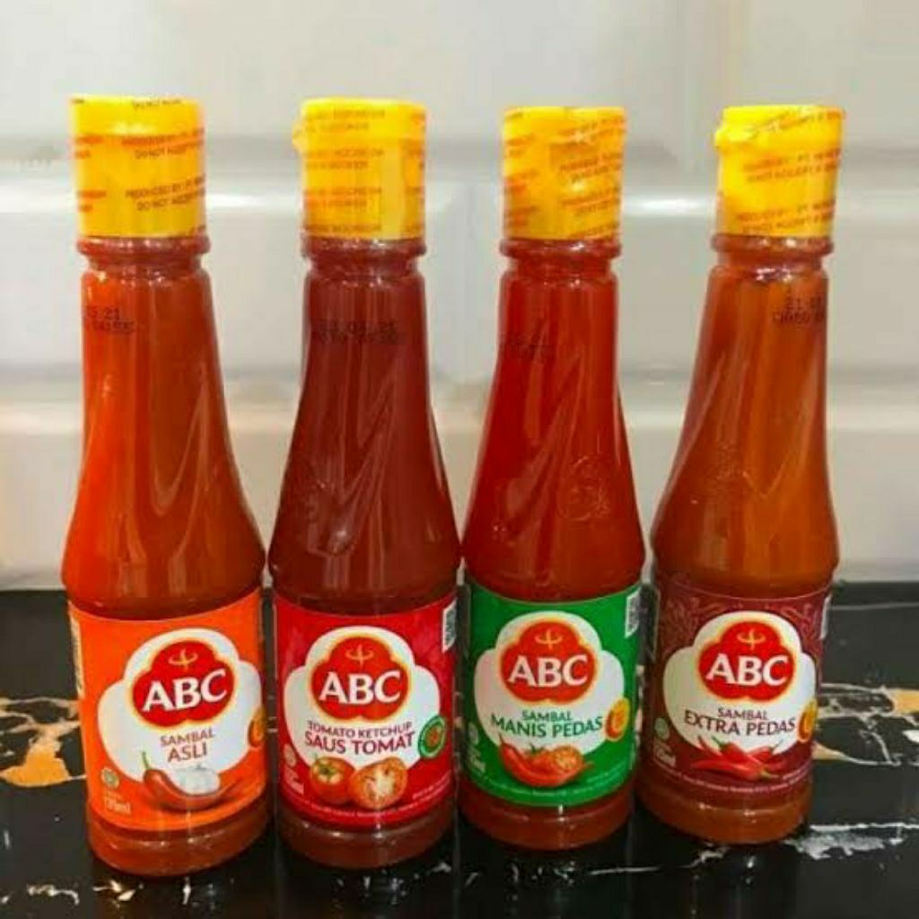 SAOS ABC / ABC SAOS SAMBEL / ABC SAOS TOMAT / ABC EXTRA PEDAS / ABC PEDAS MANIS 135ML