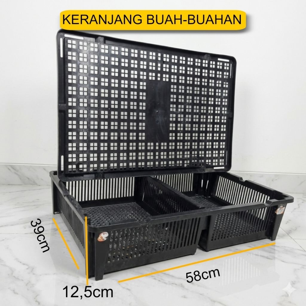 Keranjang Lengkeng / Keranjang Buah-buahan / Keranjang Bekas Lengkeng Plus Tutup Termurah