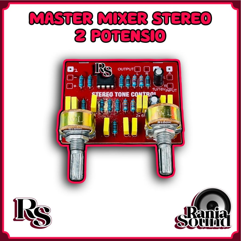 Stereo Tone Control Modul Mixer ups