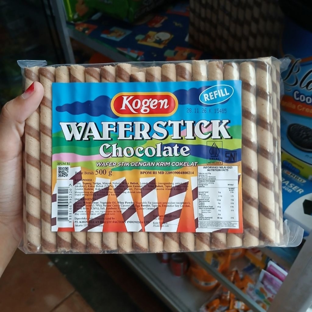 [packing Dus+ bubble] Refil Astor Kogen 500gram wafer coklat murmer