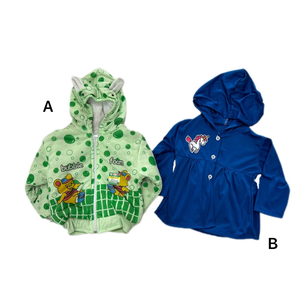Jaket bayi cowok baru lahir sweater baby boy newborn baseball keren NY sport bisbol biru kuning