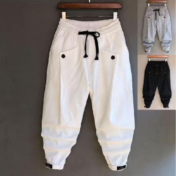 New Deals Celana Jogger Pria Wanita Celana Olahraga Jogger Pants Trendy Putih Polos Terbaru Jumbo