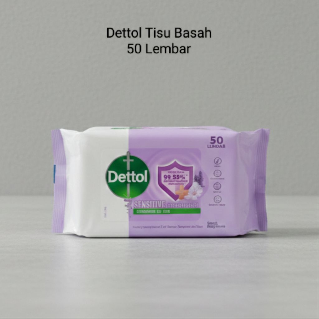 Dettol Tisu Basah Sensitive 50 Lembar