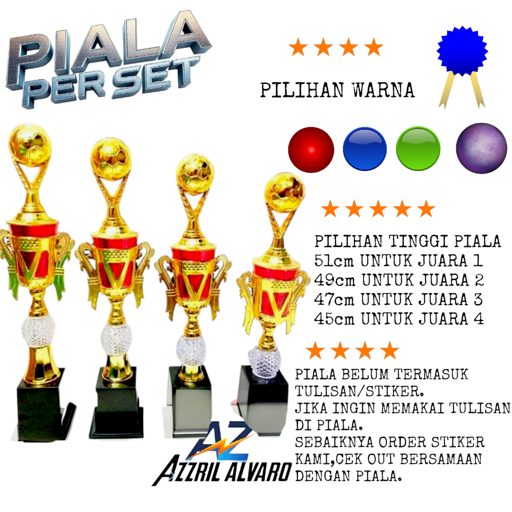 Piala 114 + 224 Bola Juara 1-4