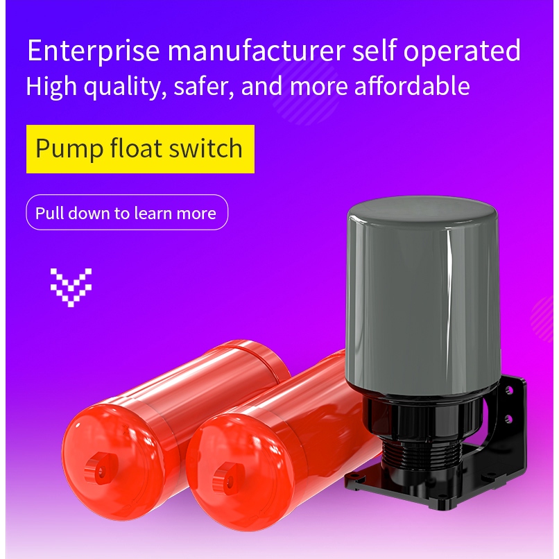 Switch bola mengapung SJ70AB ganda mengapung bola gantung otomatis tingkat pengendali untuk kolam re